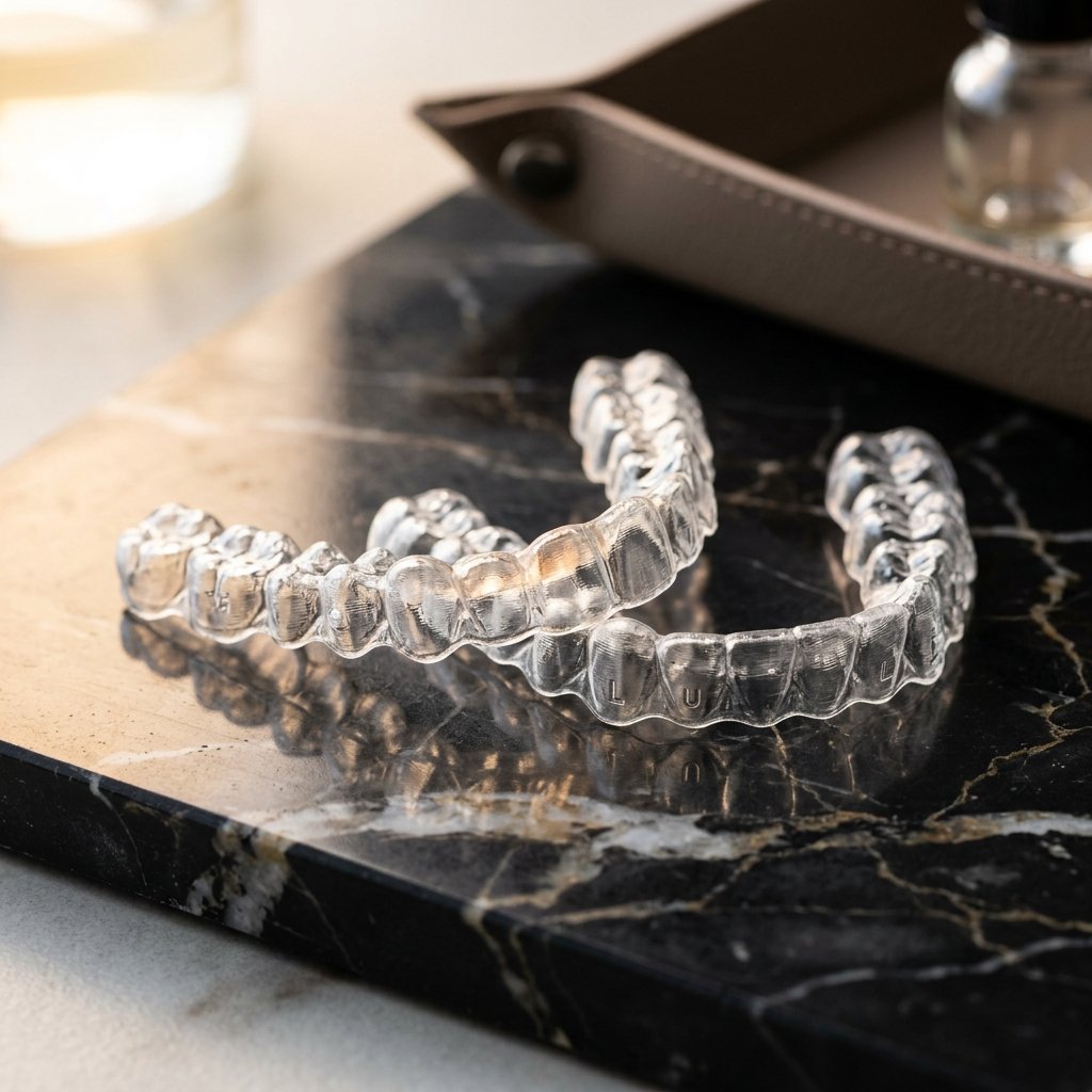 Gouttières thermoformées sur mesure pour blanchiment dentaire à Marrakech - ELWAFA DENTAL